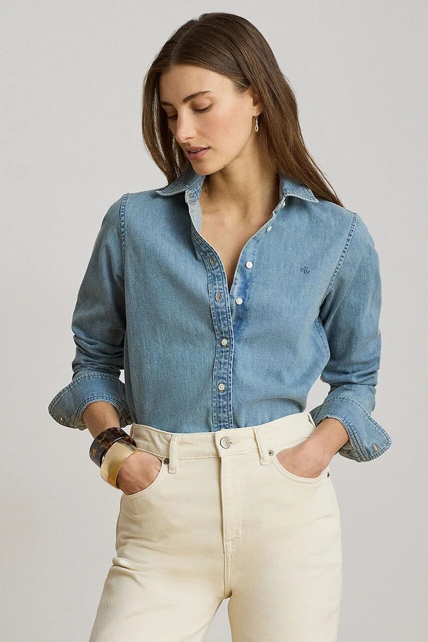 Lauren Ralph Lauren košeľa dámska rifľová