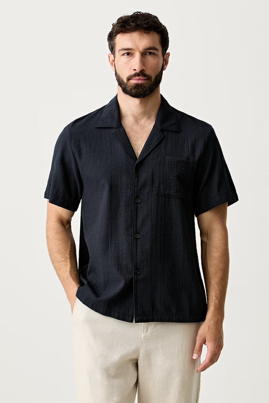 BOSS košeľa pánska s bavlnou Relax_Shirt