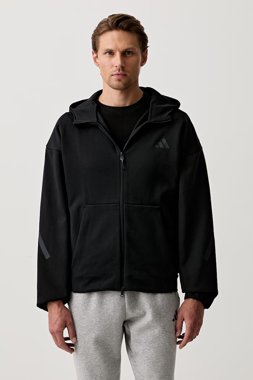adidas mikina na zips pánska s bavlnou Z.N.E.