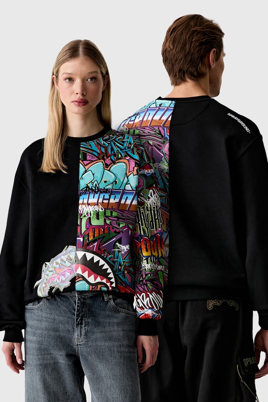Sprayground oversize mikina bavlnená