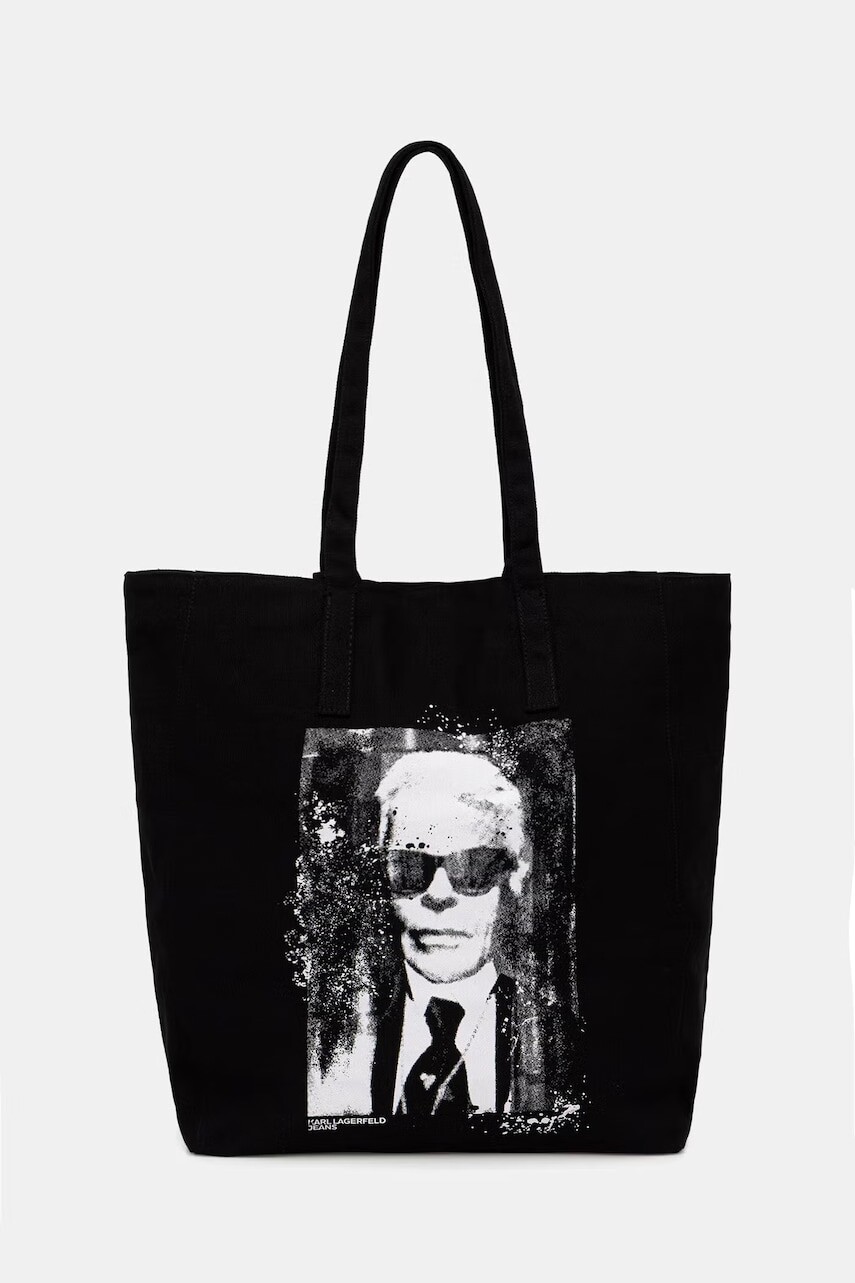 Karl Lagerfeld Jeans kabelka typu tote dámska bavlnená