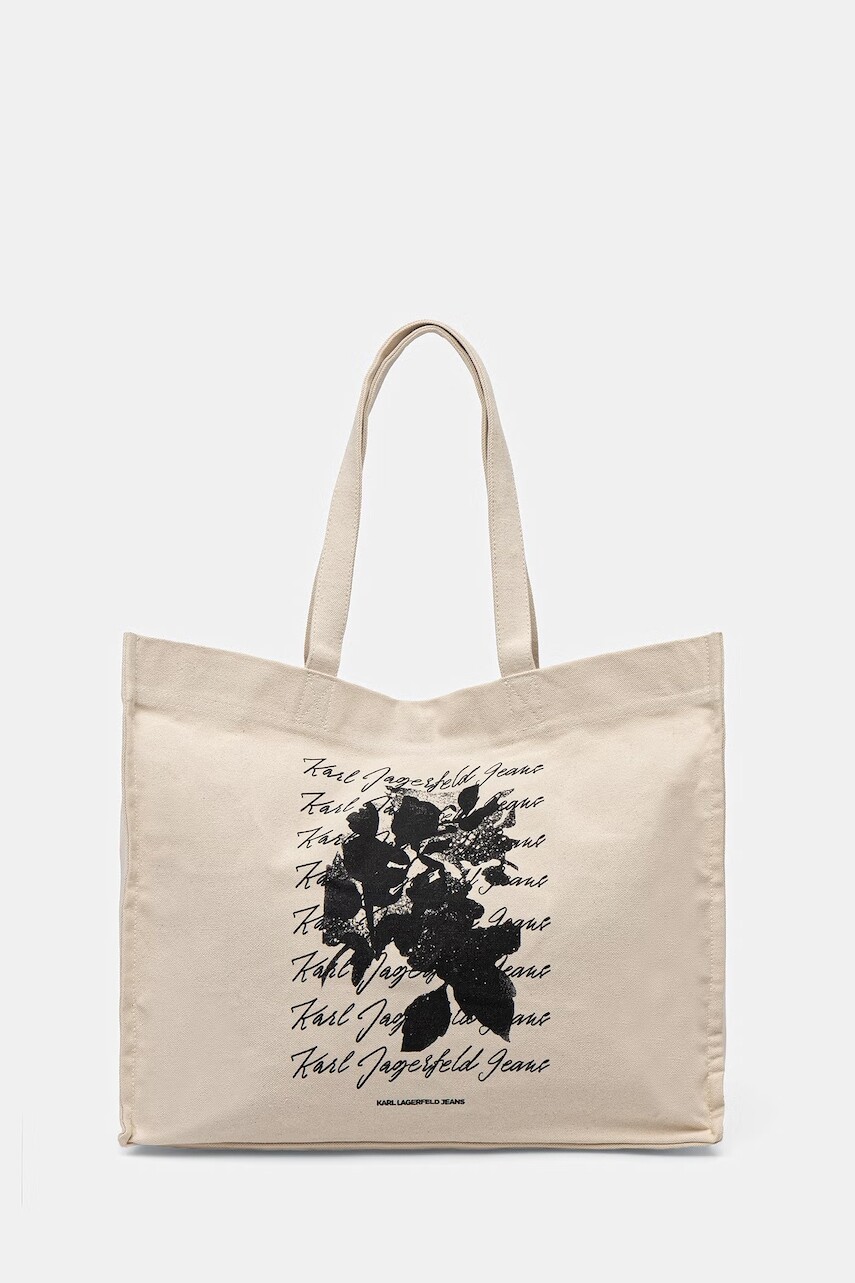 Karl Lagerfeld Jeans kabelka typu shopper dámska bavlnená