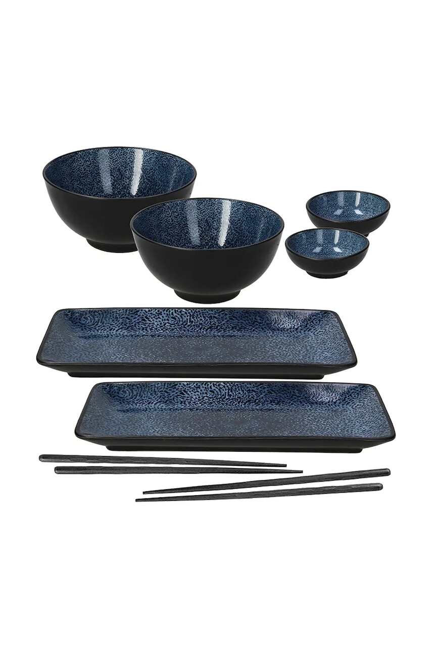 Tognana sada na sushi na servírovanie z glazovaného porcelánu
