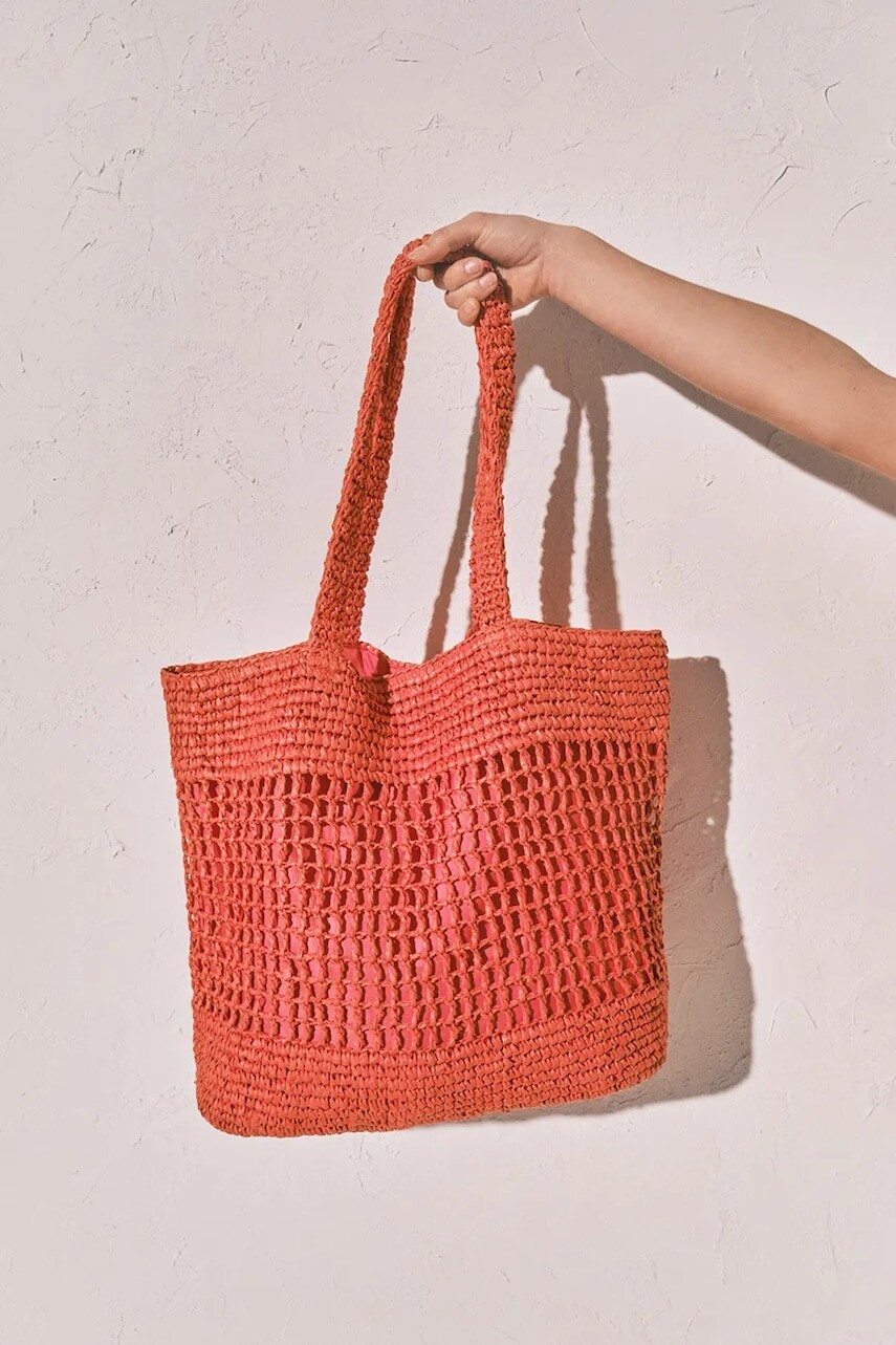 women'secret kabelka typu shopper dámska pletená