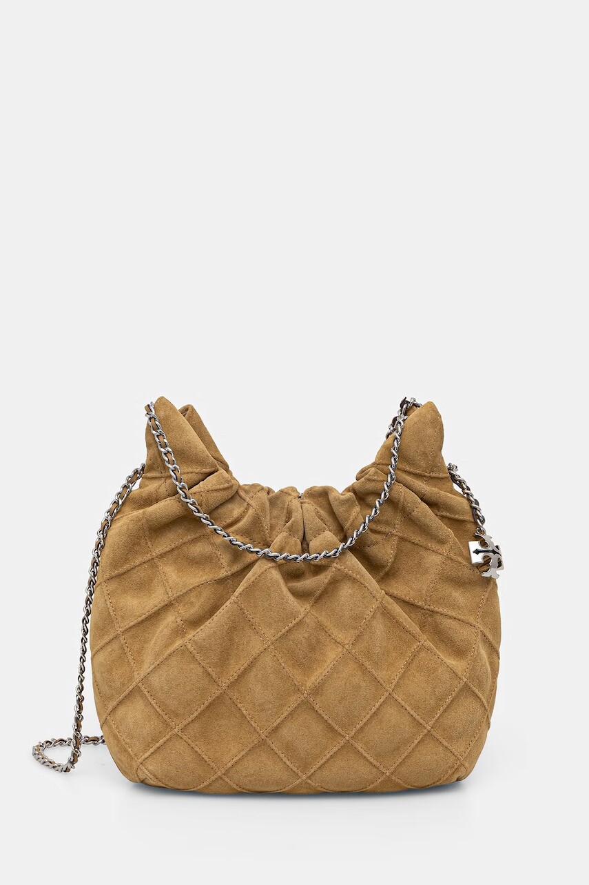 Tory Burch crossbody kabelka dámska semišová Fleming