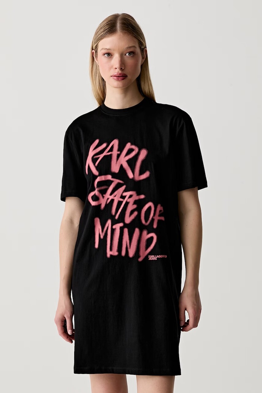 Karl Lagerfeld Jeans šaty bavlnené