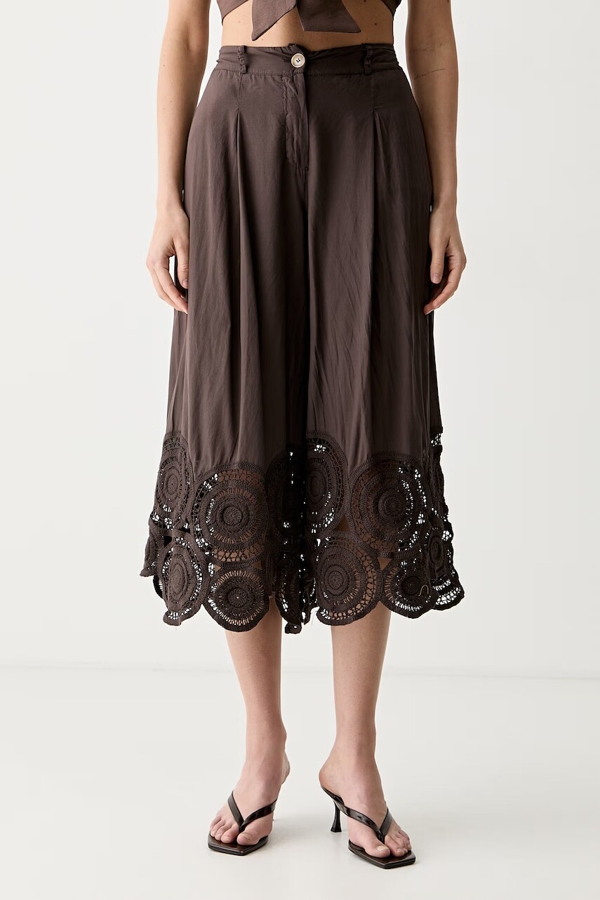 ViCOLO nohavice culottes dámske bavlnené