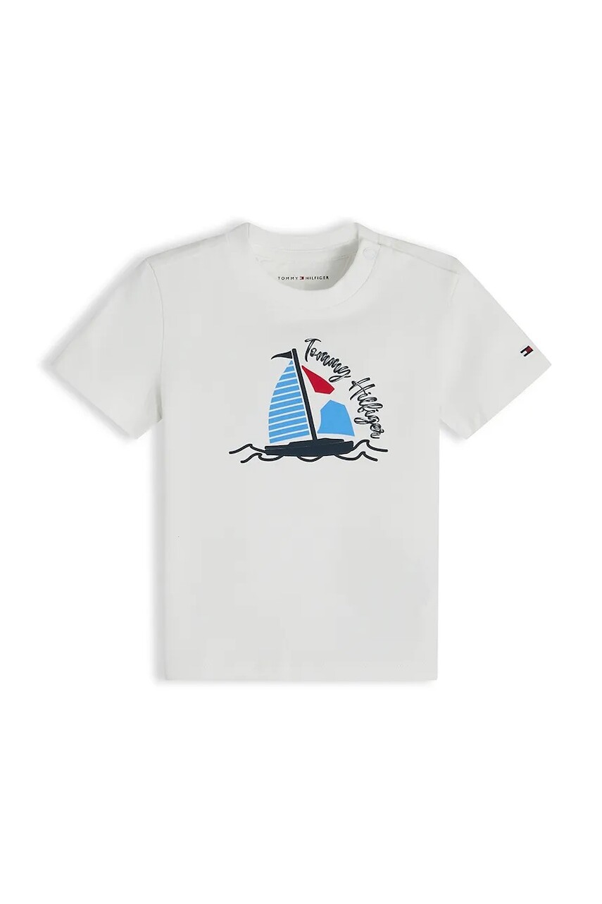 Tommy Hilfiger tričko dojčenské s bavlnou