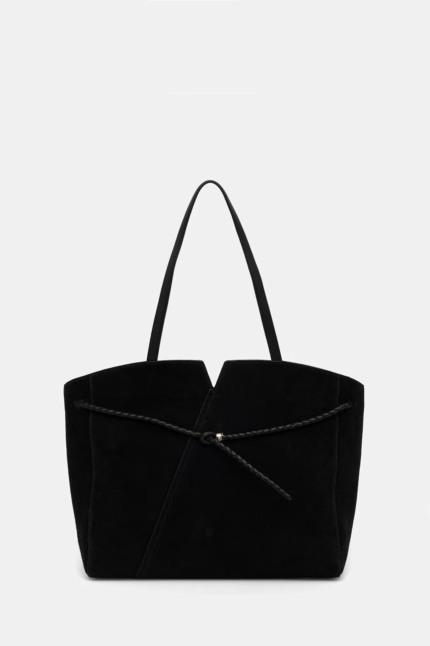 BOSS kabelka typu shopper dámska semišová BOSS REVERS TOTE S