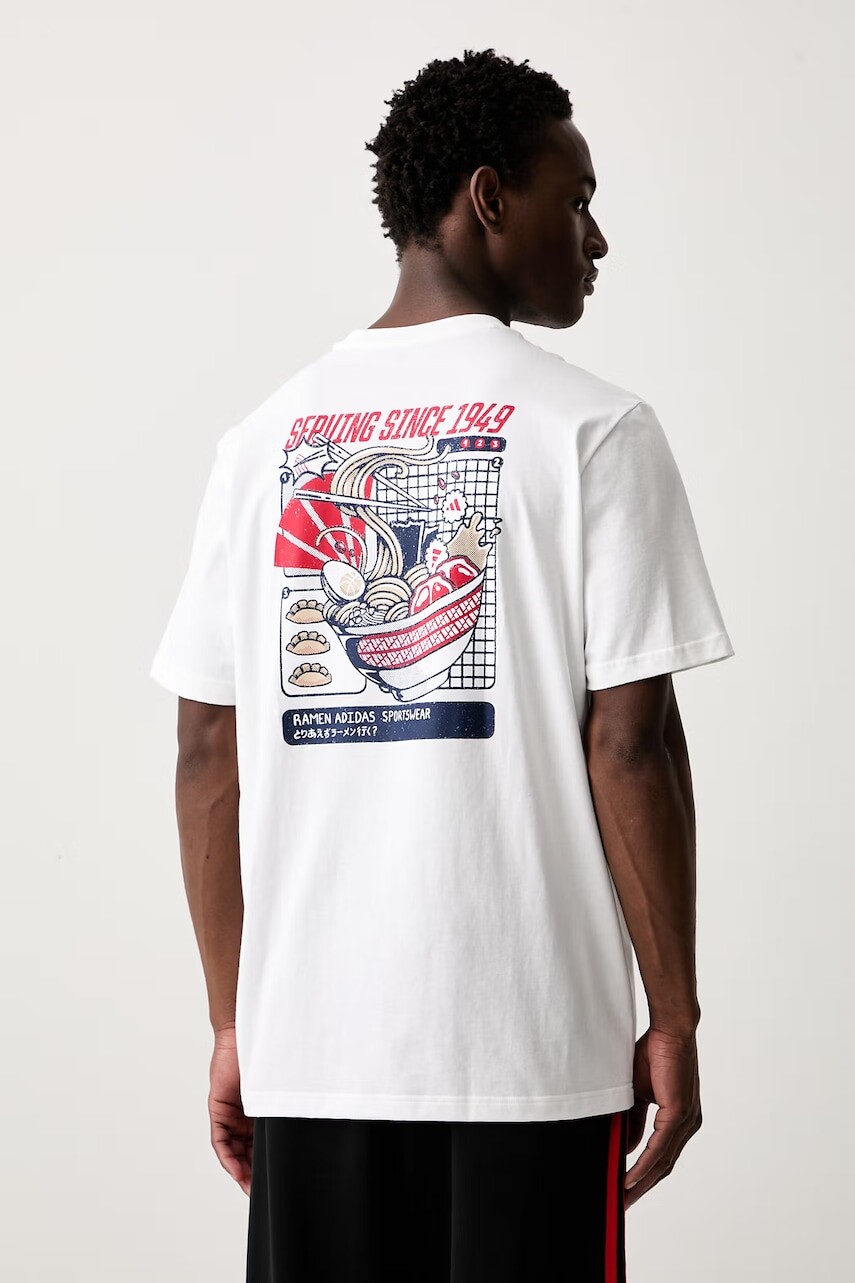 adidas tričko pánske bavlnené Ramen