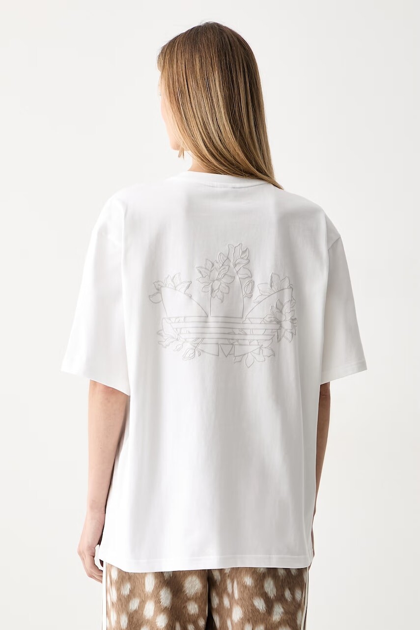 adidas Originals oversize tričko dámske bavlnené Floral