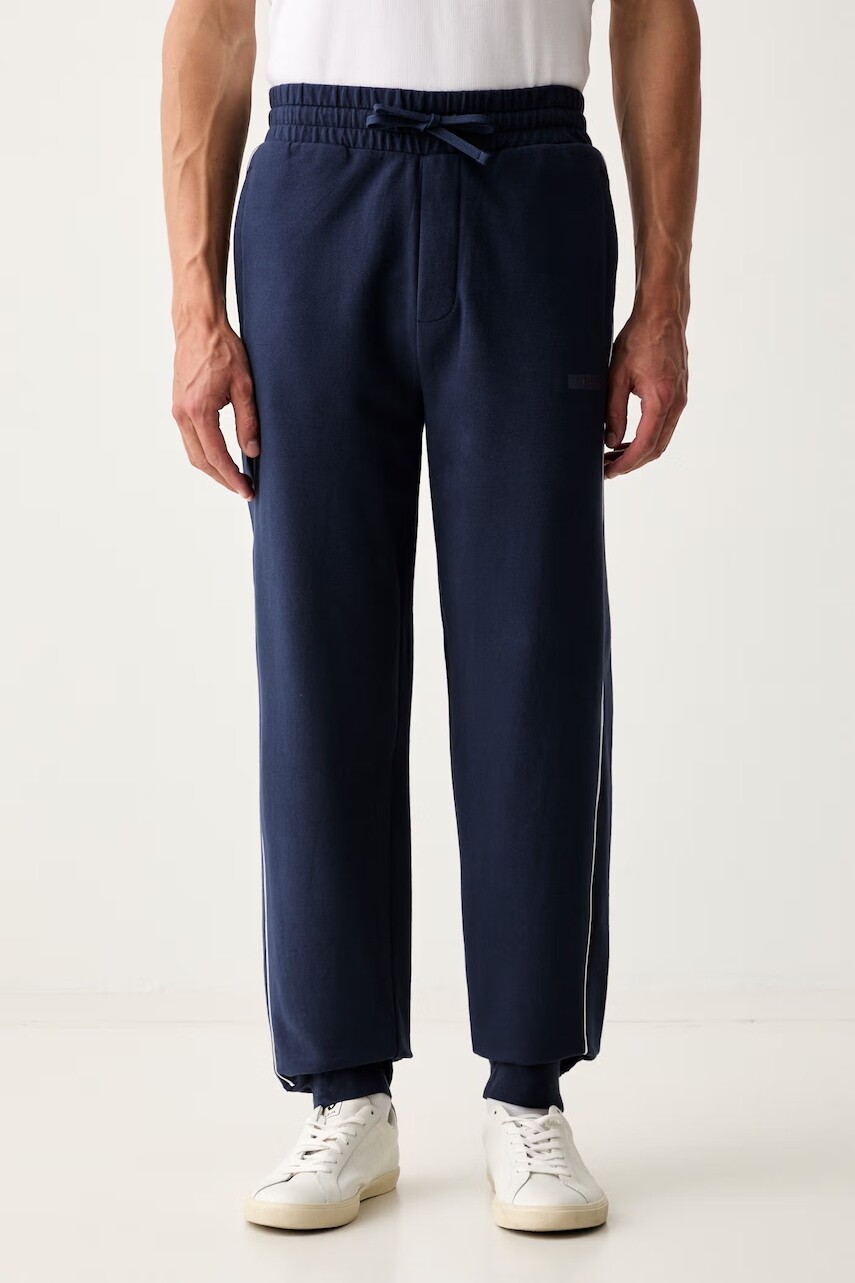 HUGO teplákové nohavice pánske bavlnené s elastanom PALO PANTS