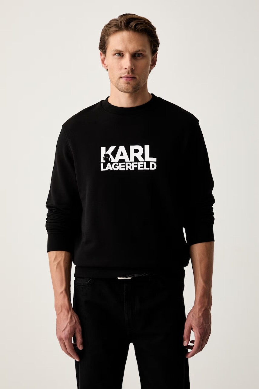 Karl Lagerfeld mikina pánska bavlnená
