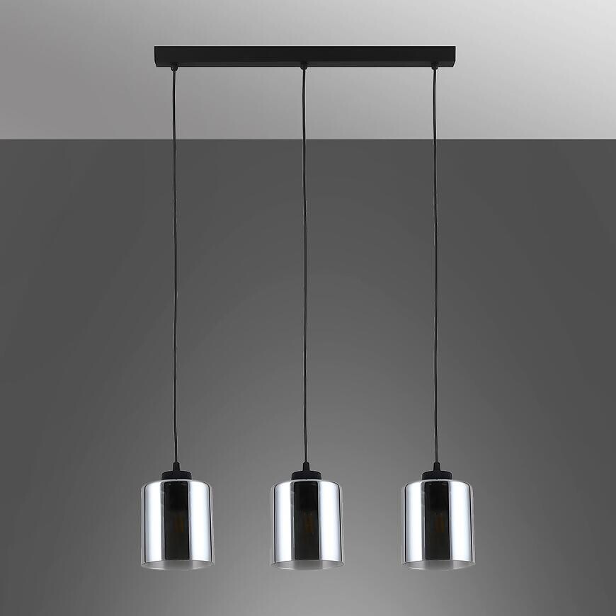 Luster SIERRA 11718 MM BLACK 3XE27