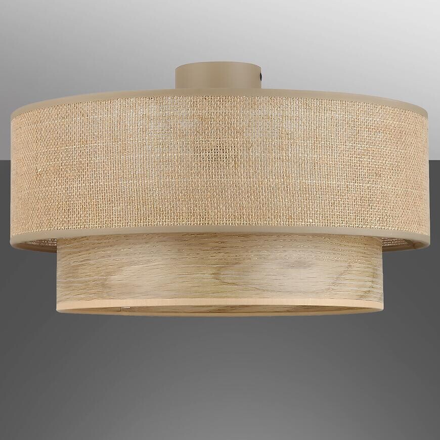 Luster DUO 11753 MINI JUTA WOOD 1XE27