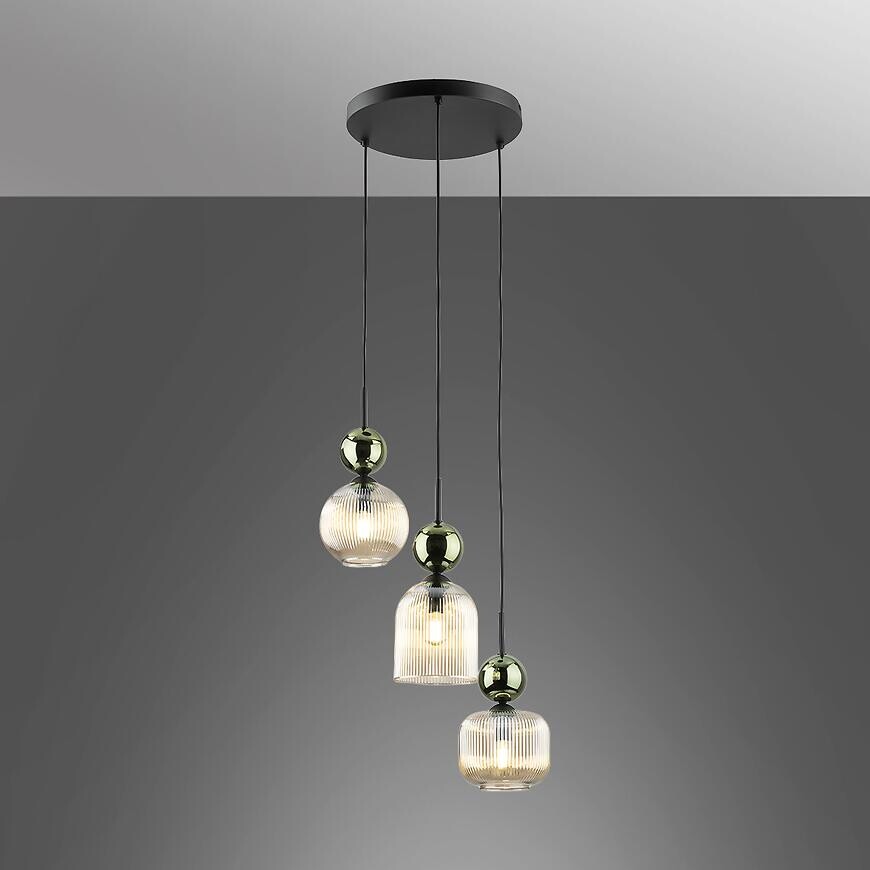 Luster SOPHIA GREEN COGNAC 11148 PL3