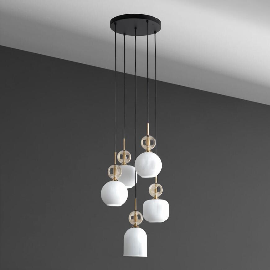 Luster SOPHIA COGNAC WHITE 11593 PL5