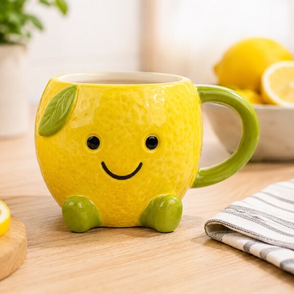 Hrnček Kawaii citrón