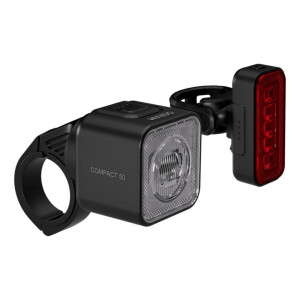 Cyklosvietidlá OSRAM LEDsBIKE COMPACT 50 SET – 50 lux, dosah 75 m, IP54, StVZO, USB-C nabíjanie, studená biela