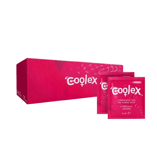DERMACOL Coolex LG na vodnej báze - jahoda (vrecúška) 5 ml