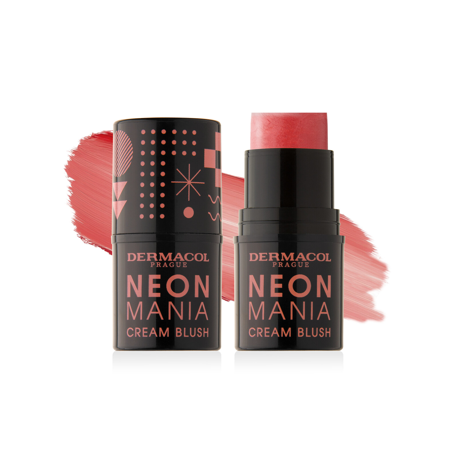DERMACOL NEON MANIA krémová tvárienka č.2 Coral
