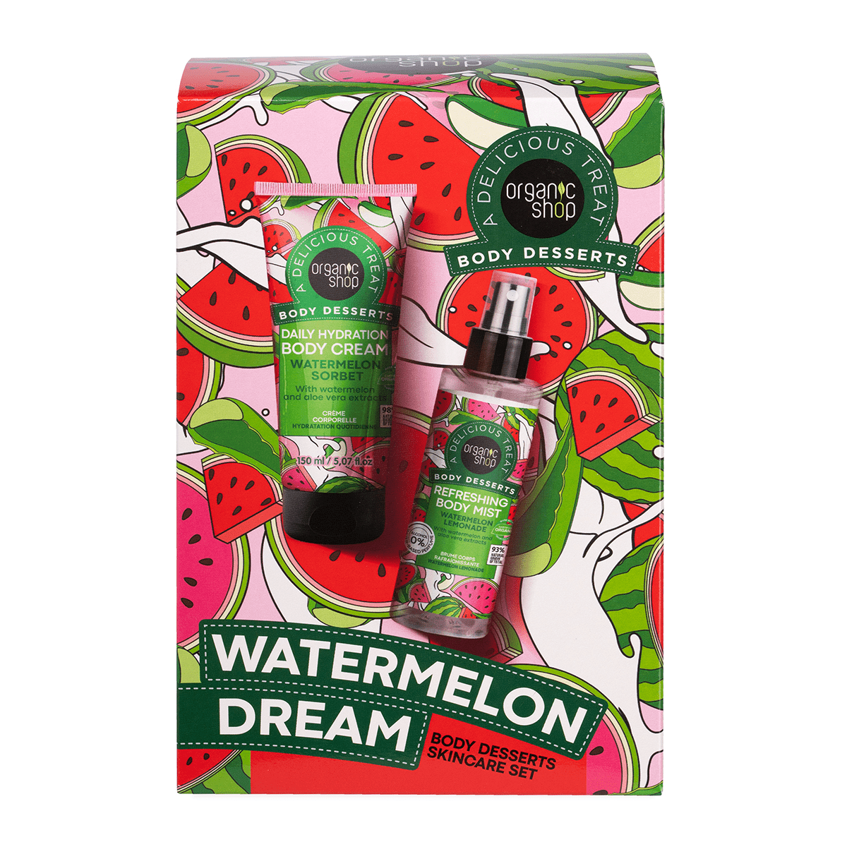 ORGANIC SHOP Watermelon Dream Body Desserts Skincare Set