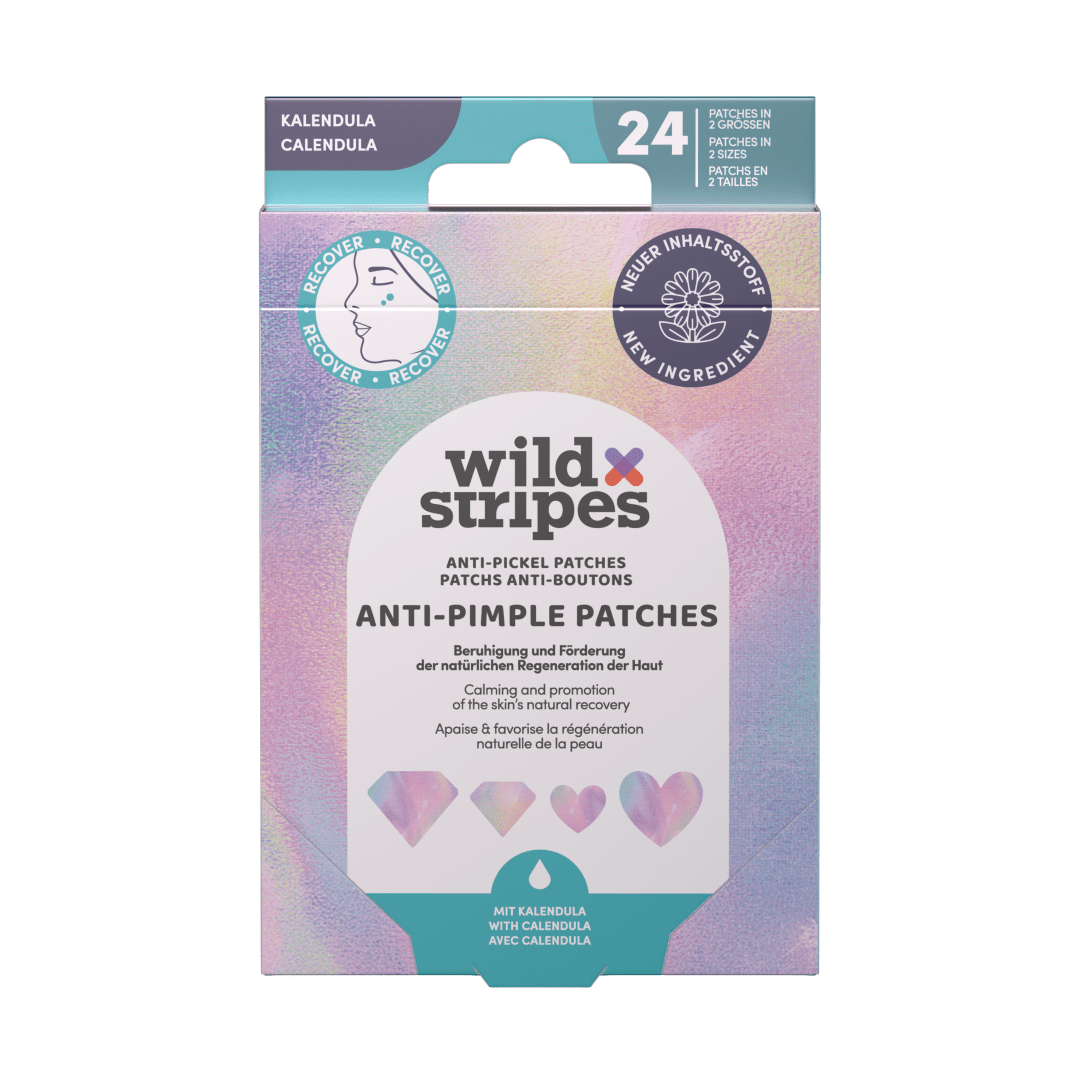 WILD STRIPES Anti-Pimple Patches Diamond Recover náplasti na pupienky 24 ks