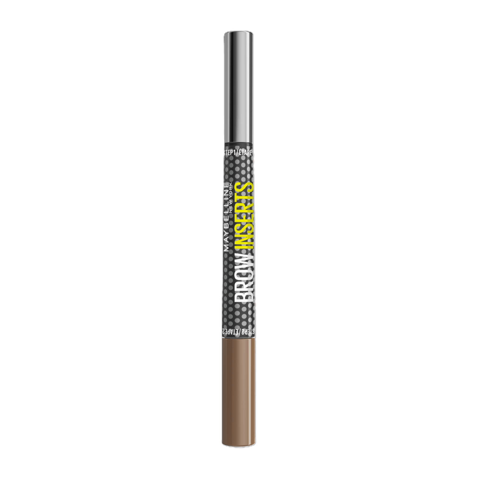 MAYBELLINE NEW YORK Brow Inserts 2 Soft Brown Obojstranná ceruzka na obočie 1.25 ml