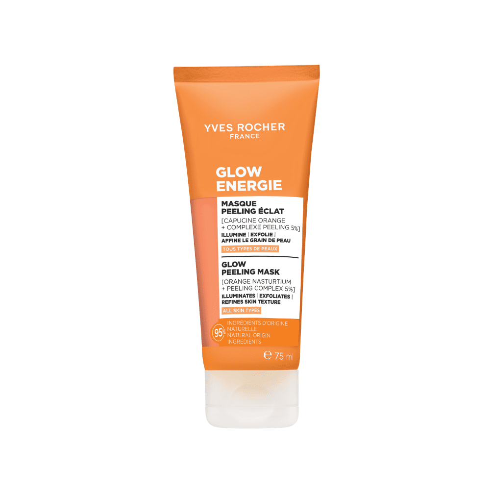 YVES ROCHER Glow Energia Rozjasňujúca peelingová maska 75 ml