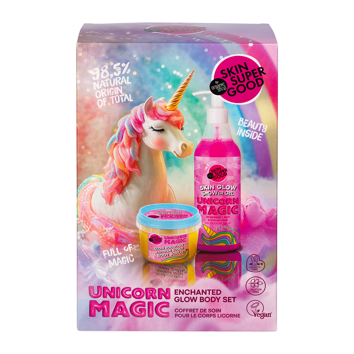 ORGANIC SHOP Skin Super Good Unicorn Magic Enchanted Glow Body Set