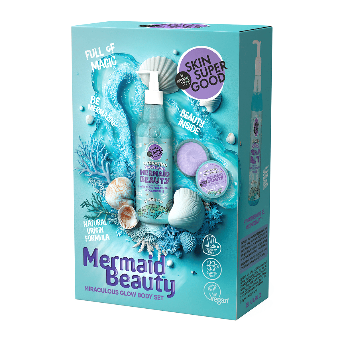 ORGANIC SHOP Skin Super Good Mermaid Beauty Miraculous Glow Body Set