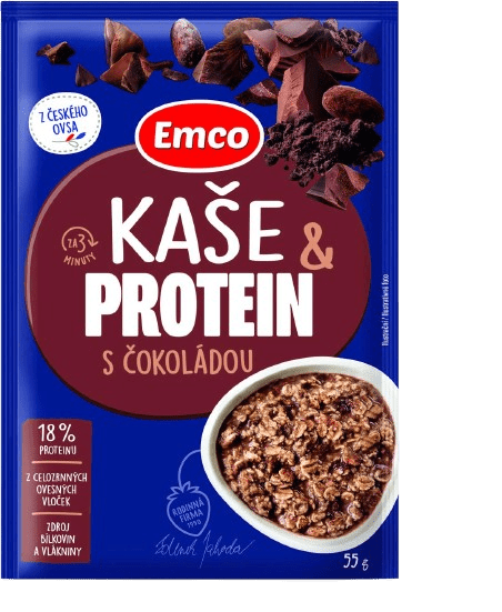 EMCO Kaša proteínová s čokoládou 55 g