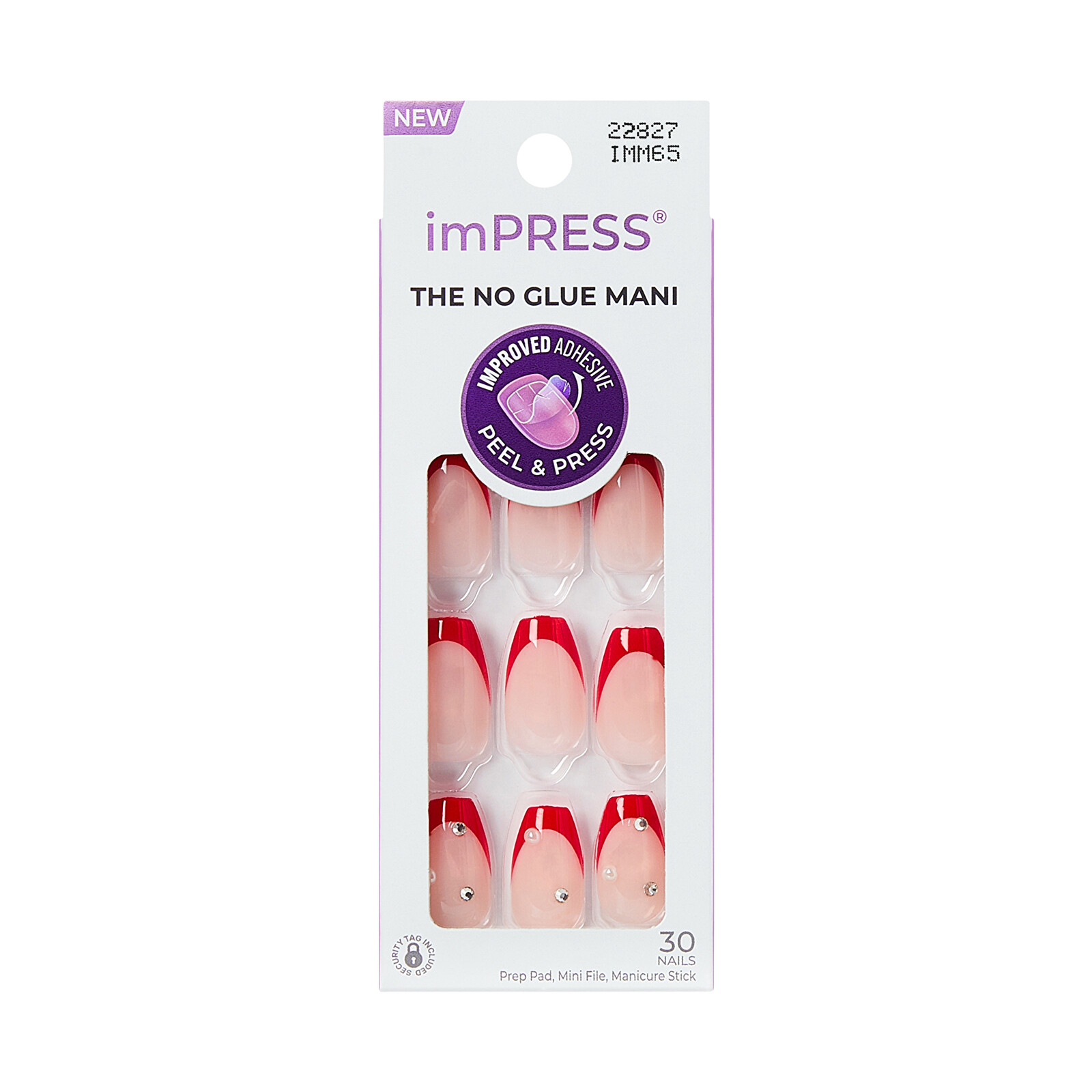 KISS Samolepiace nechty imPRESS Nails Happy World 30 ks