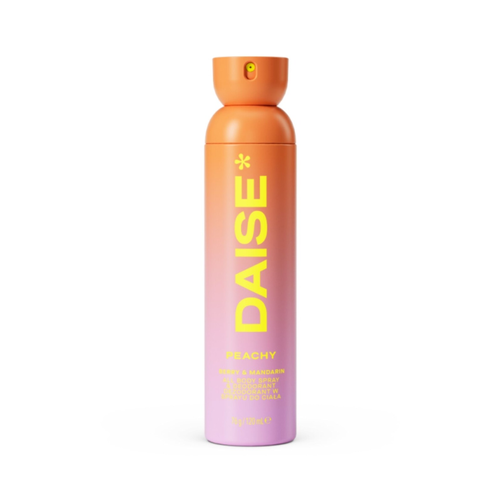 Daise Telový sprej a dezodorant Peachy Body Spray & Dezodorant 120 ml