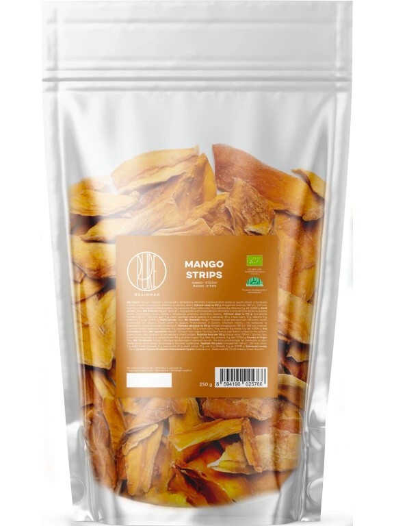 BrainMax Pure Mango stripsy BIO 250 g
