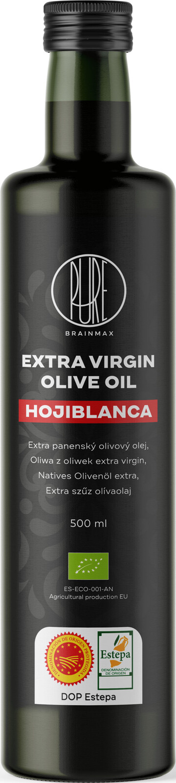 BrainMax Pure Extra panenský olivový olej Hojiblanca BIO 500 ml