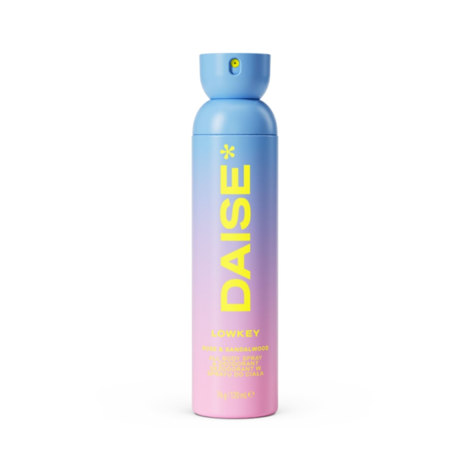 Daise Telový sprej a dezodorant Lowkey Body Spray & Dezodorant 120 ml