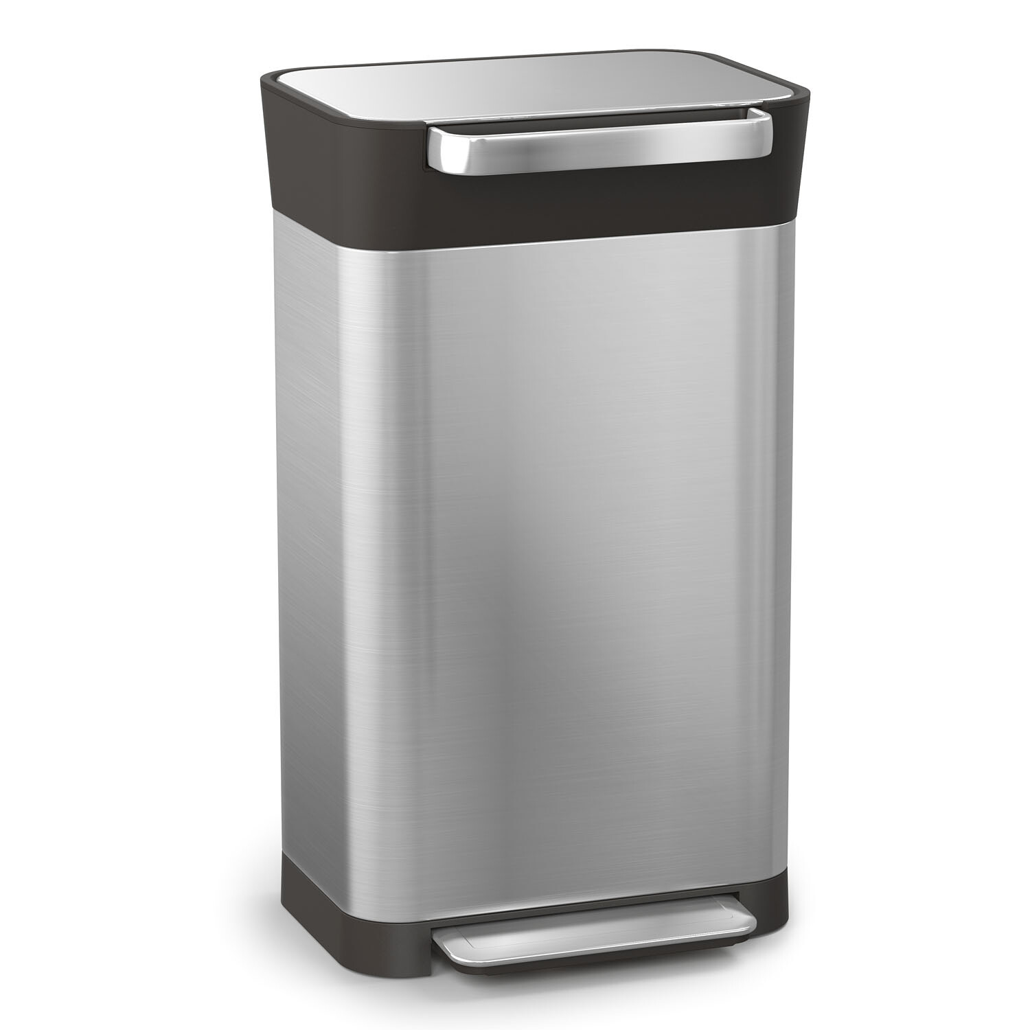 Kôš na odpadky TRASH COMPACTOR TITAN 30 l, nerezová oceľ, Joseph Joseph