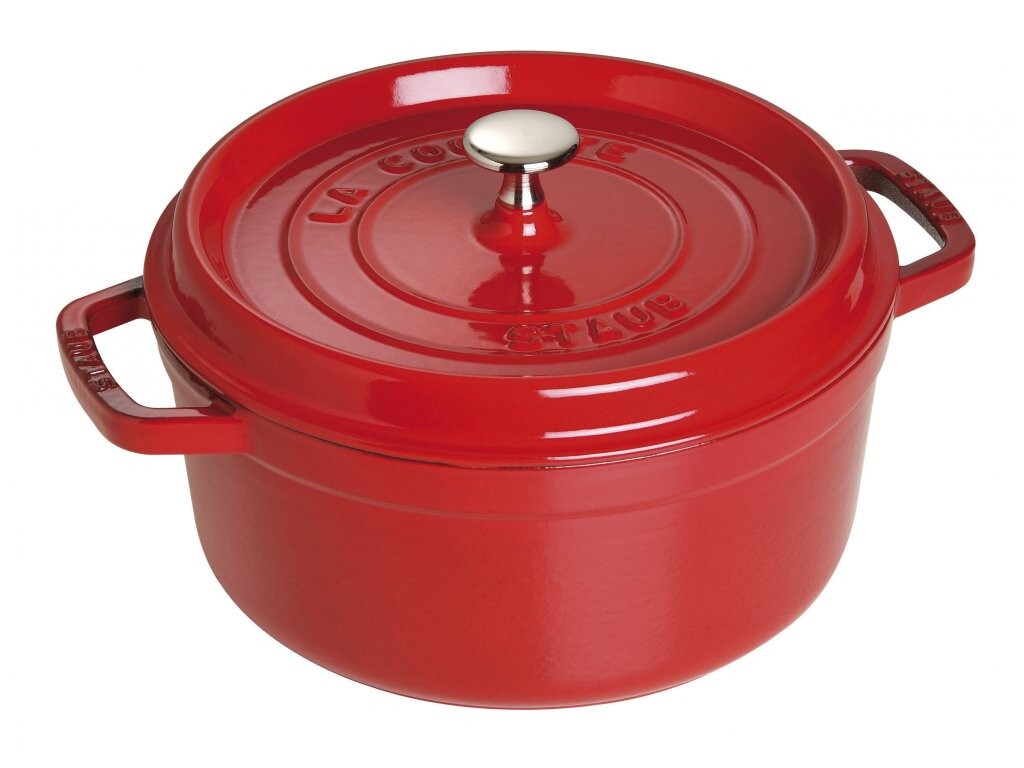Liatinový hrniec COCOTTE 30 cm, červený, Staub