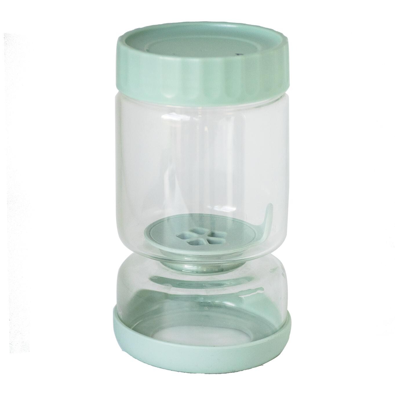 Pohár na uhorky s odkvapkávačom PKV-086 900 ml, sklo, Pebbly