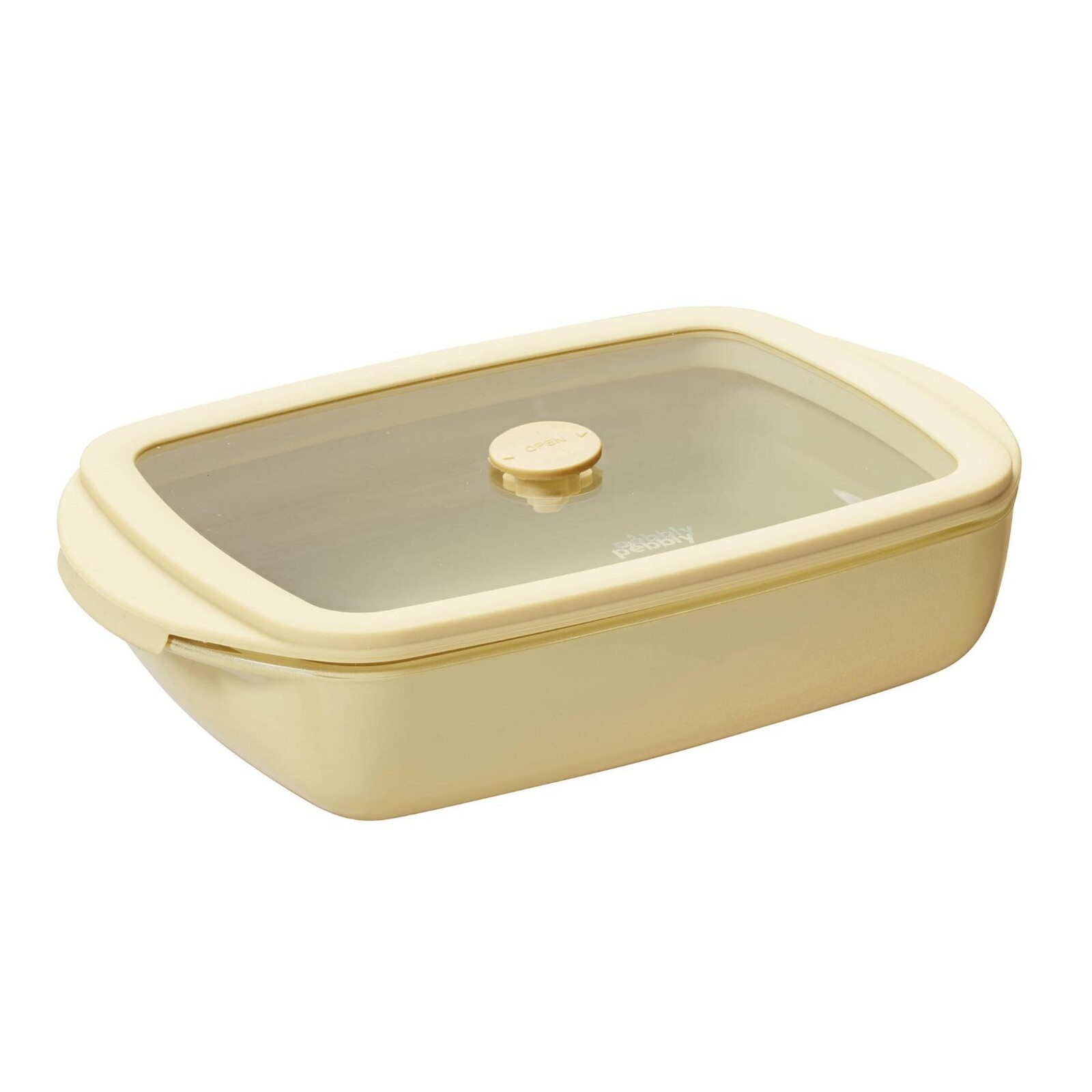 Zapekacia misa PKV-080 800 ml, krémová, silikón, Pebbly