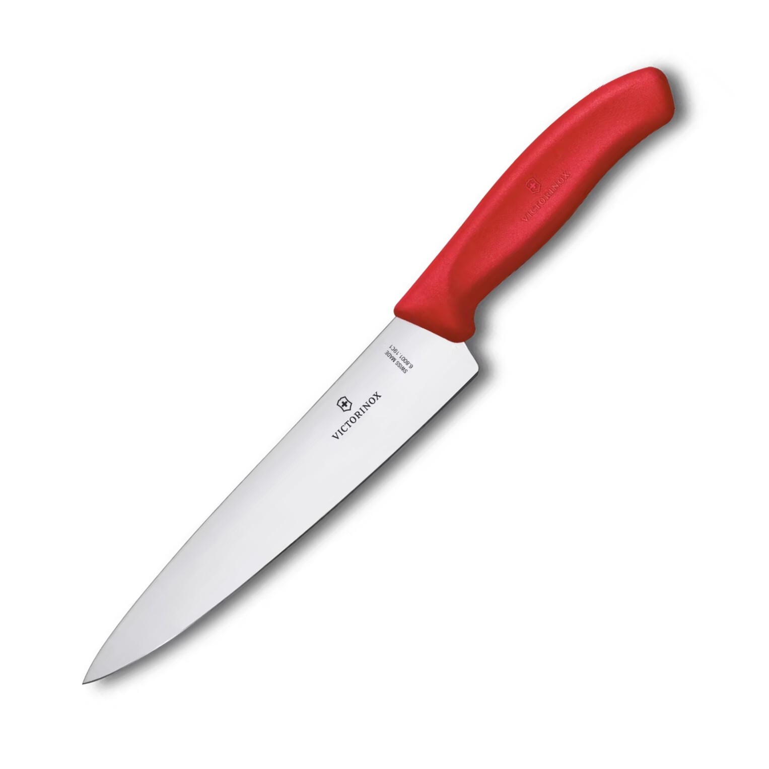 Kuchársky nôž SWISS CLASSIC 19 cm, červená, plast, Victorinox