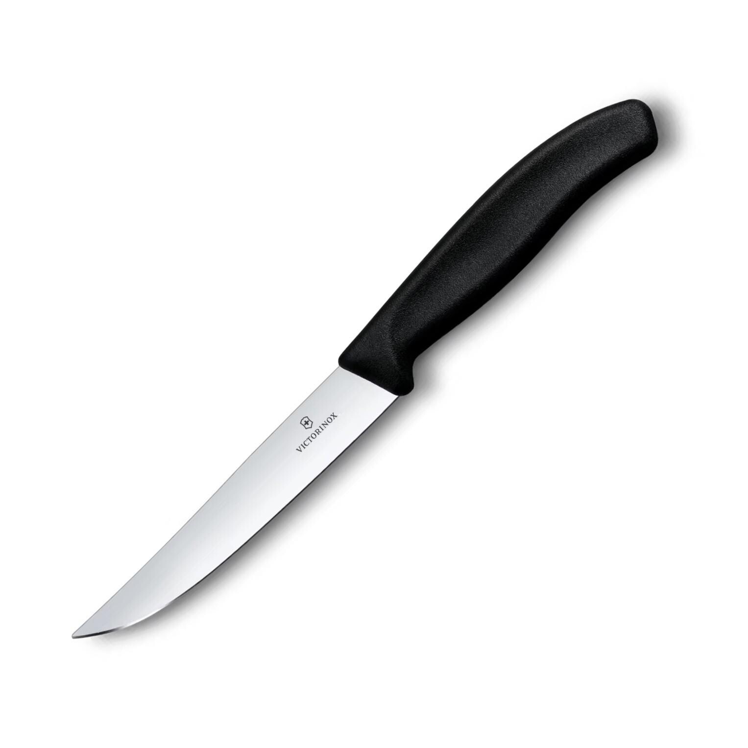 Nôž na steak SWISS CLASSIC 12 cm, čierna, plast, Victorinox