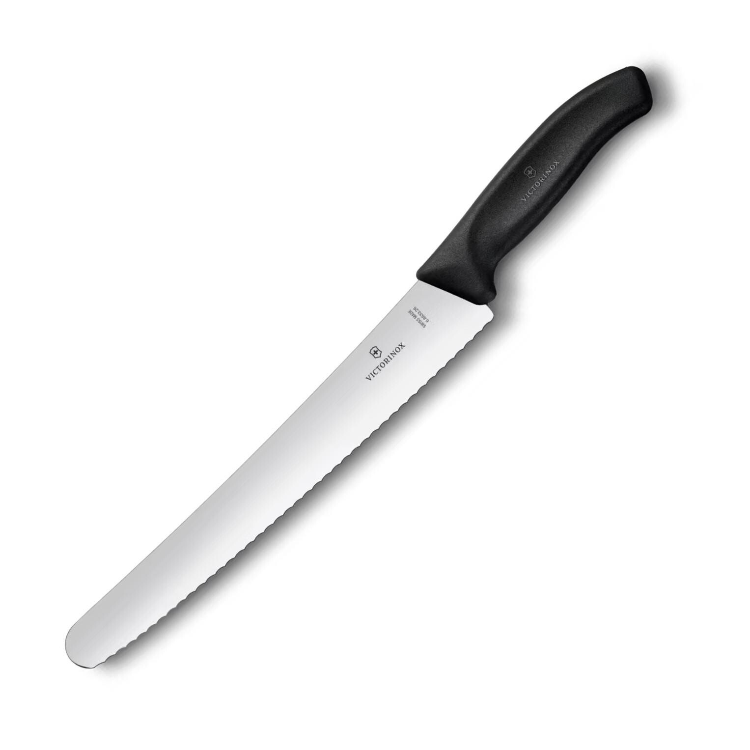 Nôž na pečivo SWISS CLASSIC 26 cm, čierna, plast, Victorinox