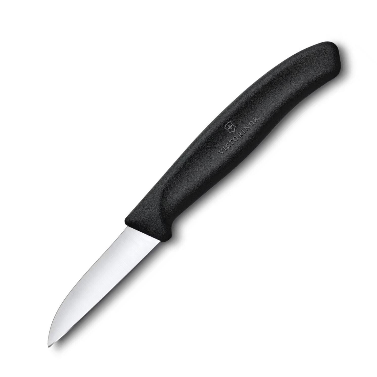 Nôž na krájanie / lúpanie SWISS CLASSIC 6 cm, čierna, plast, Victorinox