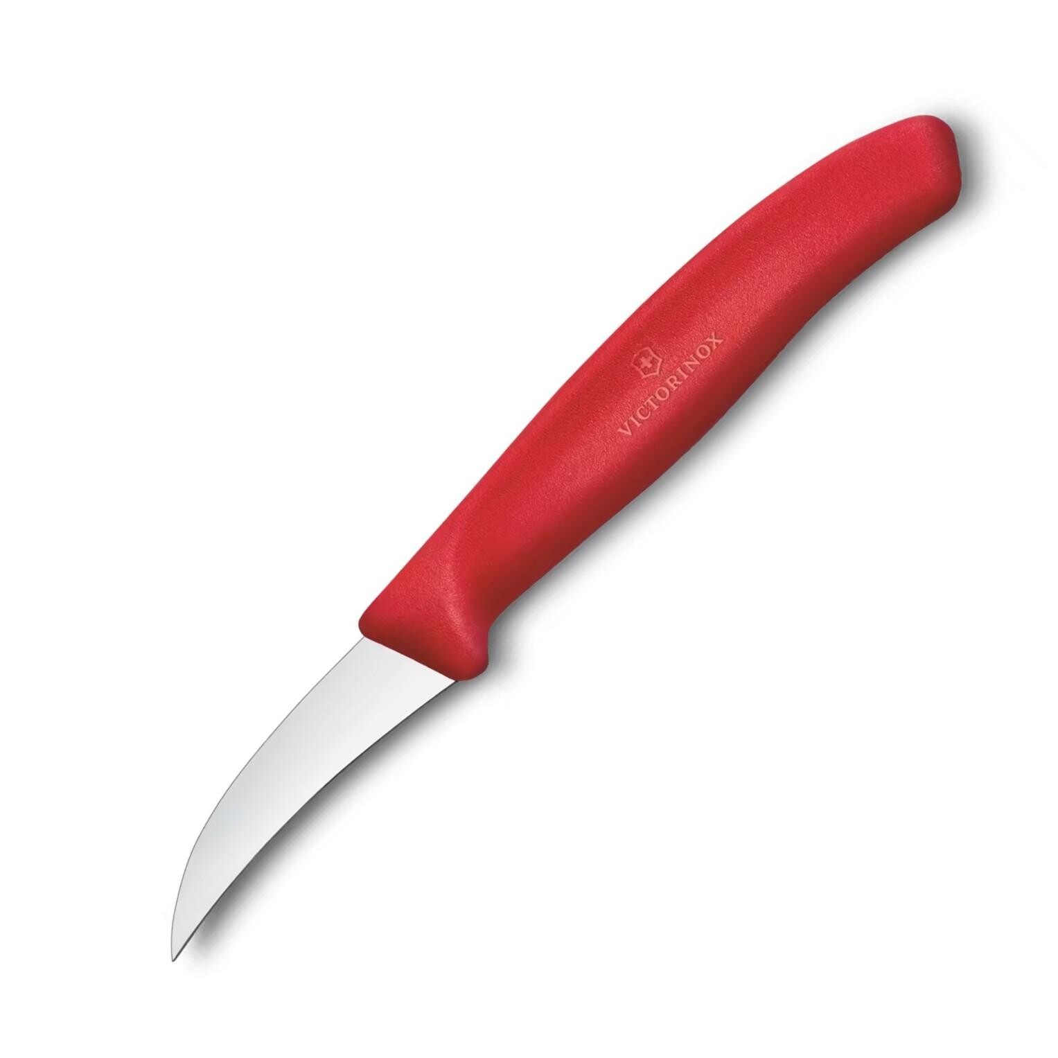 Nôž na lúpanie SWISS CLASSIC 6 cm, červená, plast, Victorinox