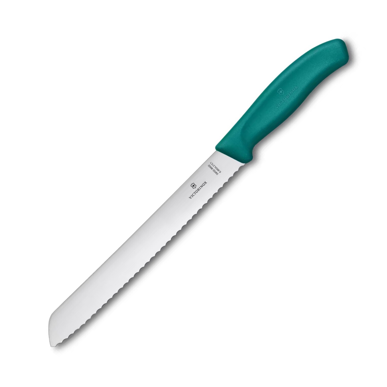 Nôž na chlieb SWISS CLASSIC 21 cm, zelená, plast, Victorinox