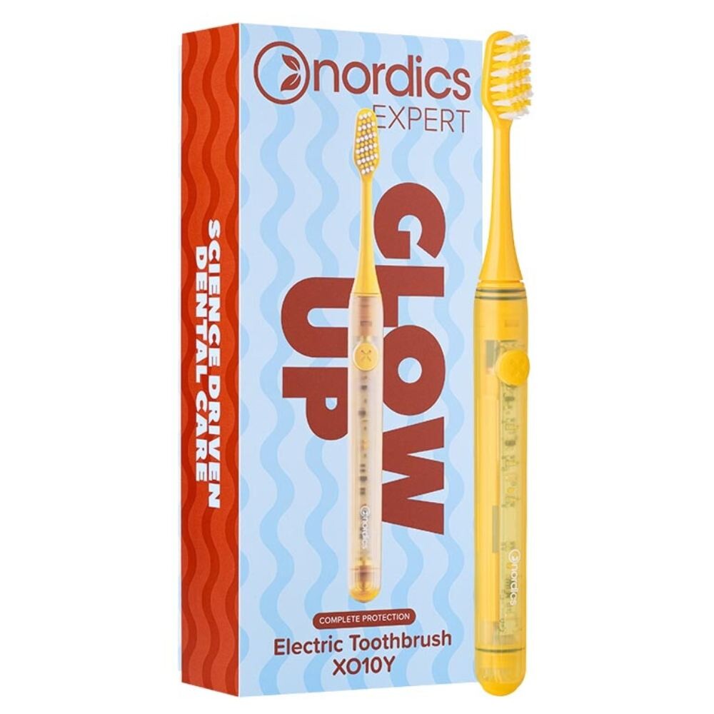 Sonická zubna kefka Žltá X010 Nordics Oral Care