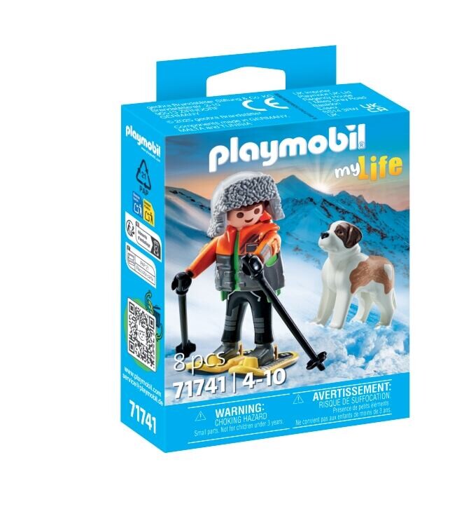 Playmobil Turista s bernardínom