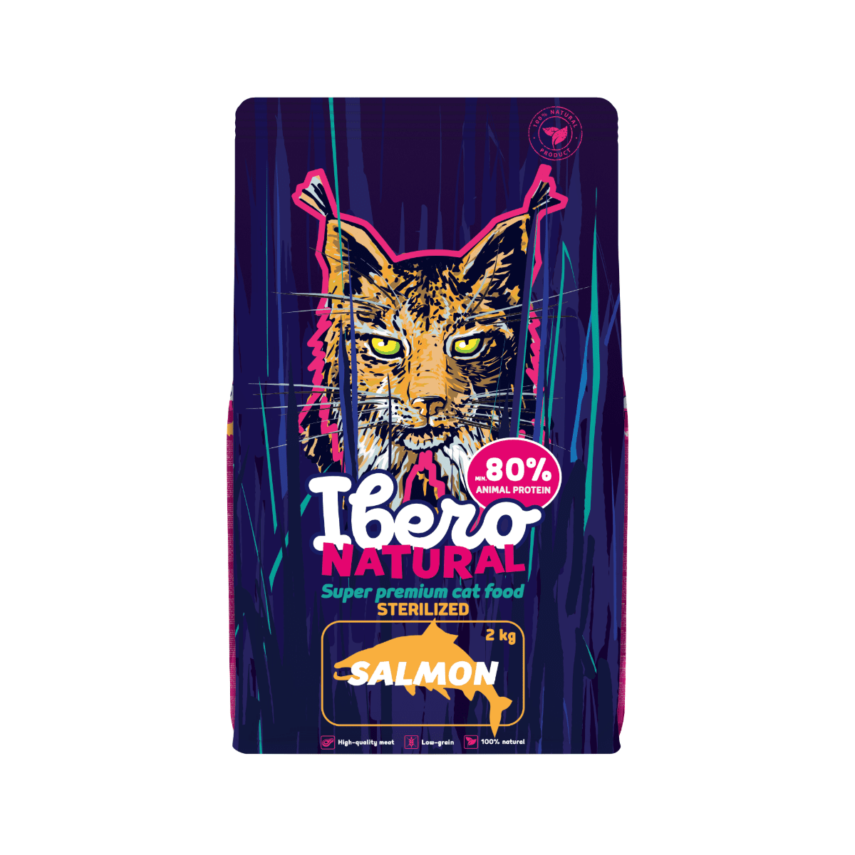 Ibero Natural Cat Sterilized Salmon - 2kg